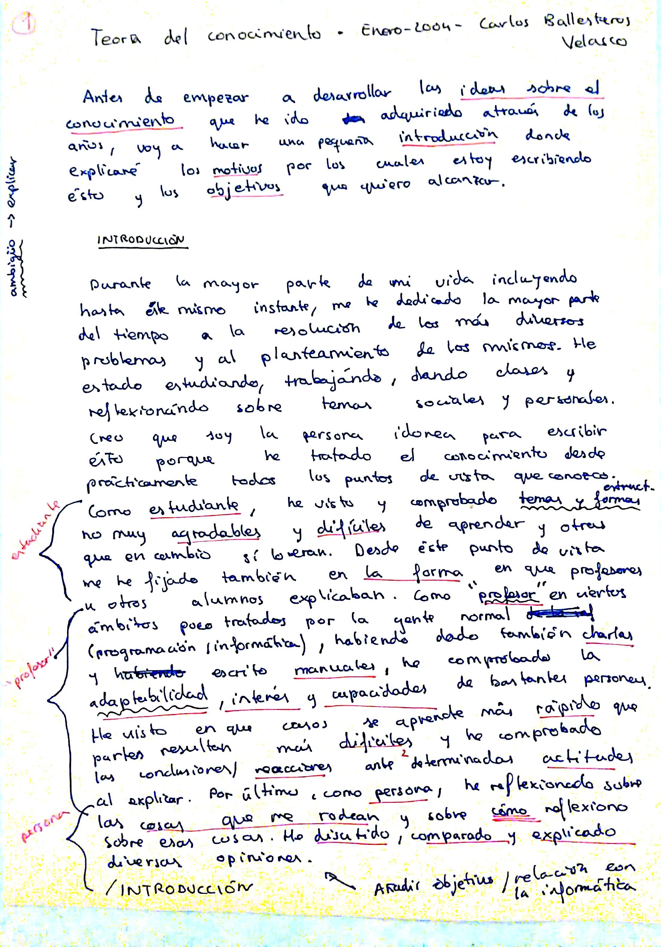 Teoría del conocimiento