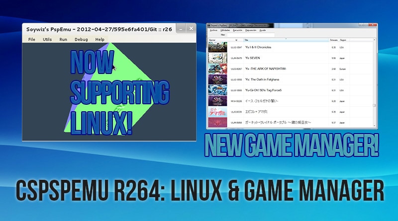 C# PspEmu : r264 + Linux support! + Iso Manager!