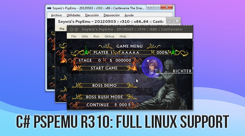 CsPspEmu r310: Full linux support