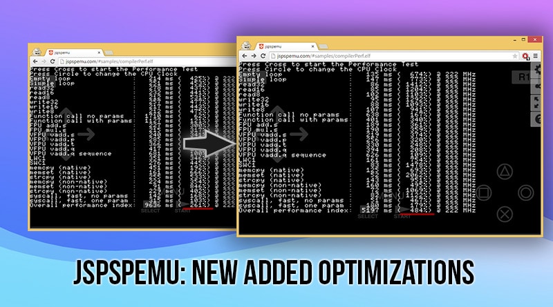 JsPspEmu: New added optimizations