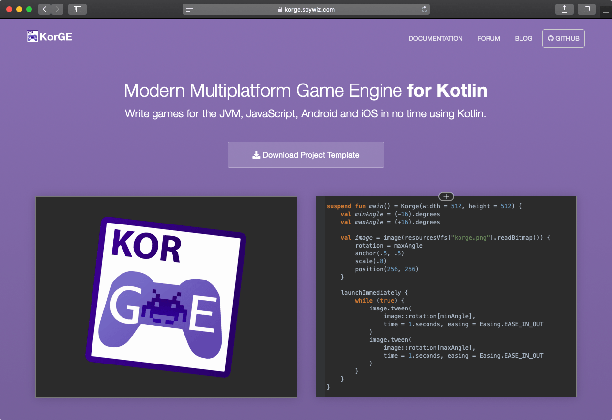 Korge 1.0 Released! 🎉🎉🎊 Modern Multiplatform #gameengine for #kotlin